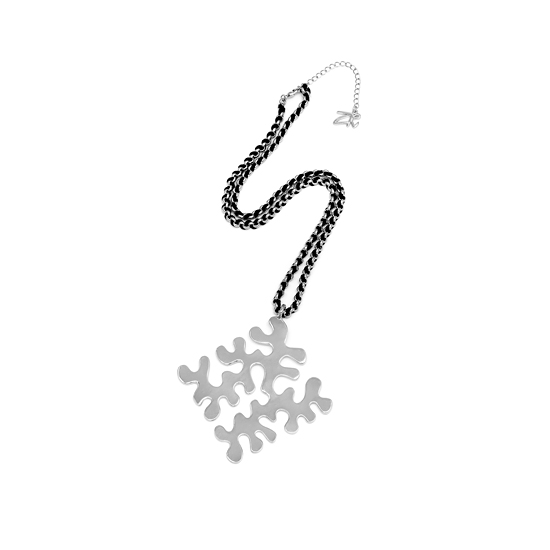 Zandra Rhodes Puzzle Necklace - Silver